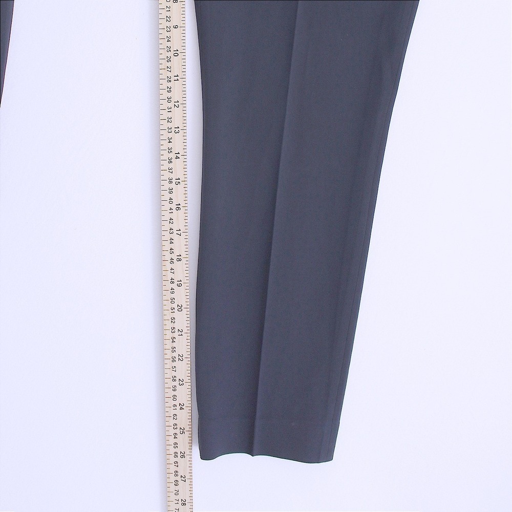 Theory Treeca Pull-On Pants Admiral Crepe Navy Blue Size 4 - Picture 9 of 14